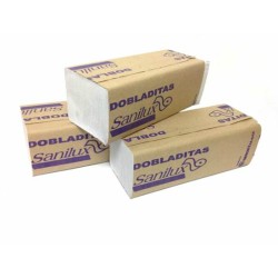 Toalla interdoblada gofrada Sanilux Beroky Paq c/100 pzas