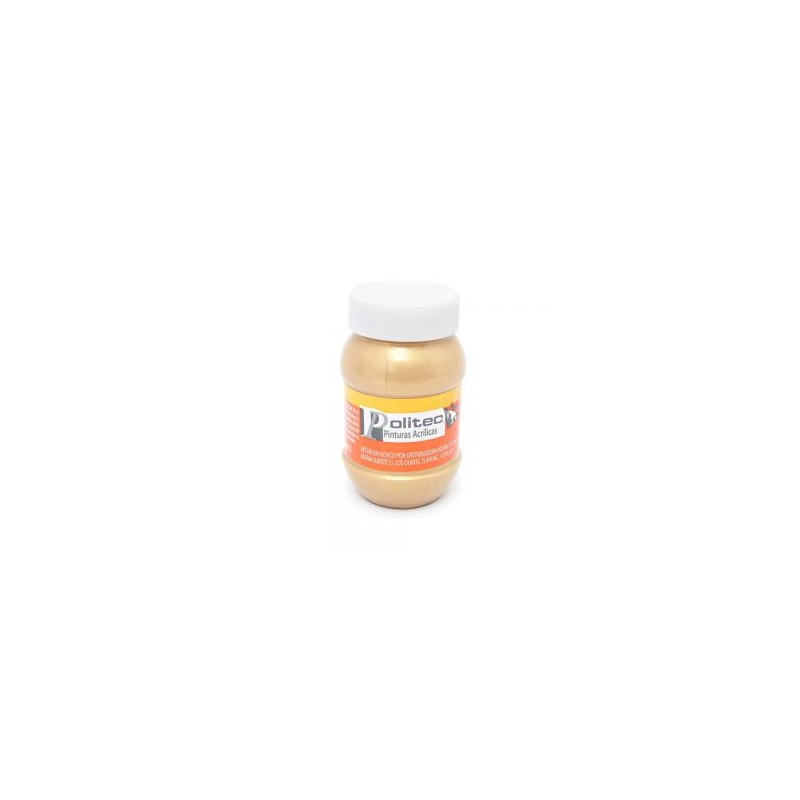 Pintura acrílica Politec metálica L700 100ml oro
