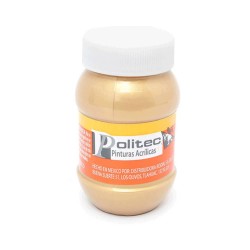 Pintura acrílica Politec metálica L700 100ml oro