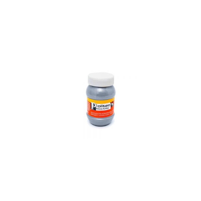 Pintura acrílica Politec metálica L700 100ml plata