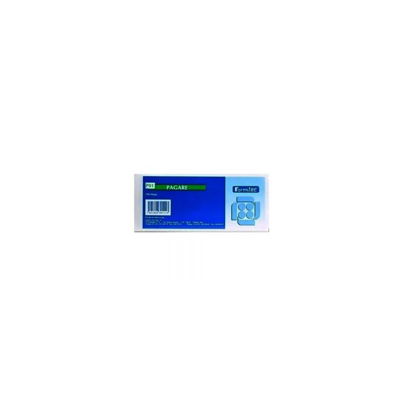 Block pagare Formitec mod. P-01