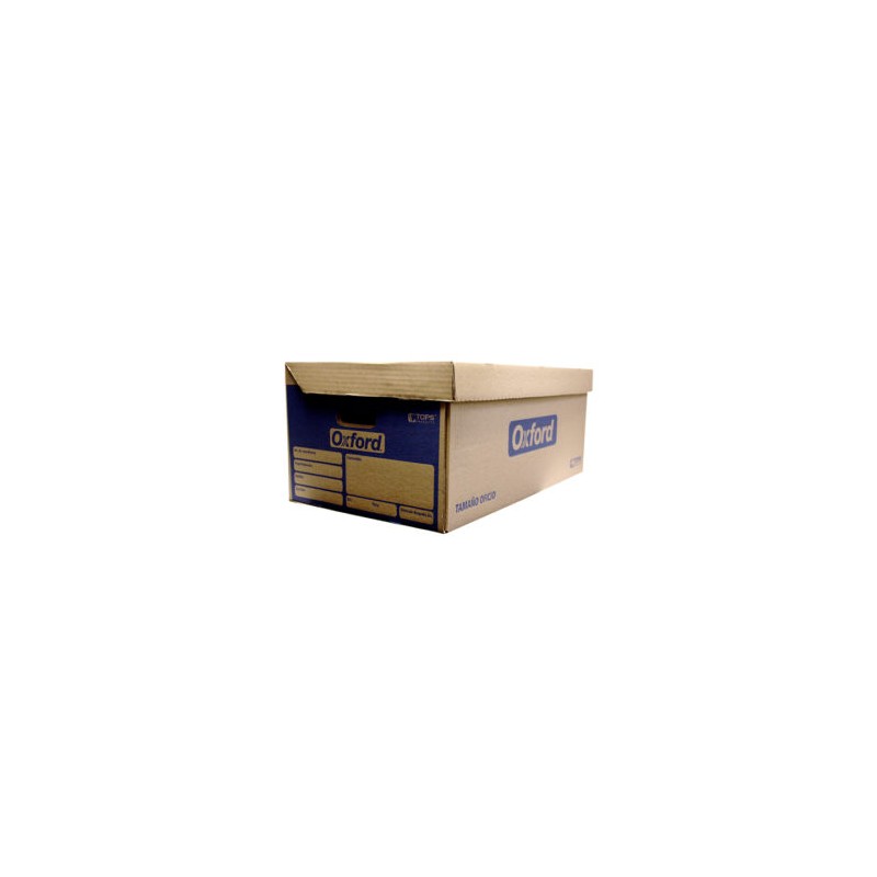 Caja para archivo muerto de cartón oficio Oxford mod. 4