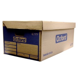 Caja para archivo muerto de cartón oficio Oxford mod. 4