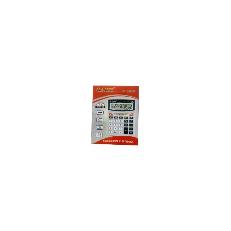 Calculadora electrónica Gadiz mod. GD-9612B