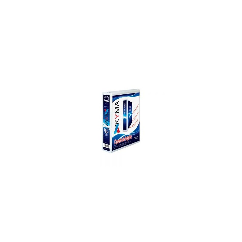 Carpeta blanca KYMA «O» 1 1/2? mod. CPKCBHO-150-BCO