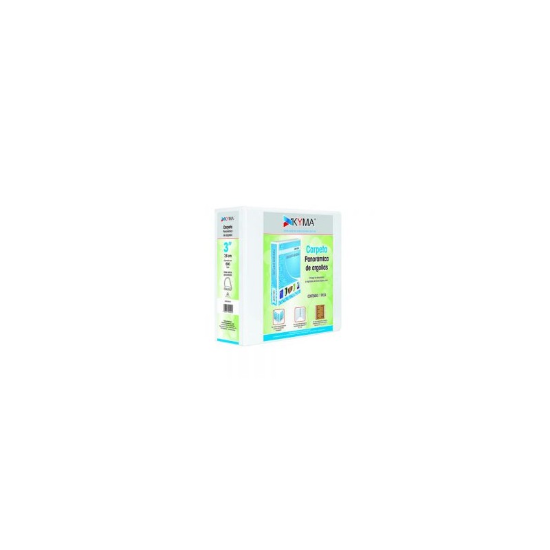Carpeta blanca KYMA «O» 3? Mod. CPKCBHO-300-BCO