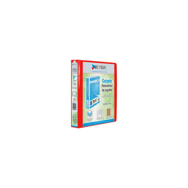 Carpeta roja KYMA «O» 1? mod. CPKCBHO-100-ROJO
