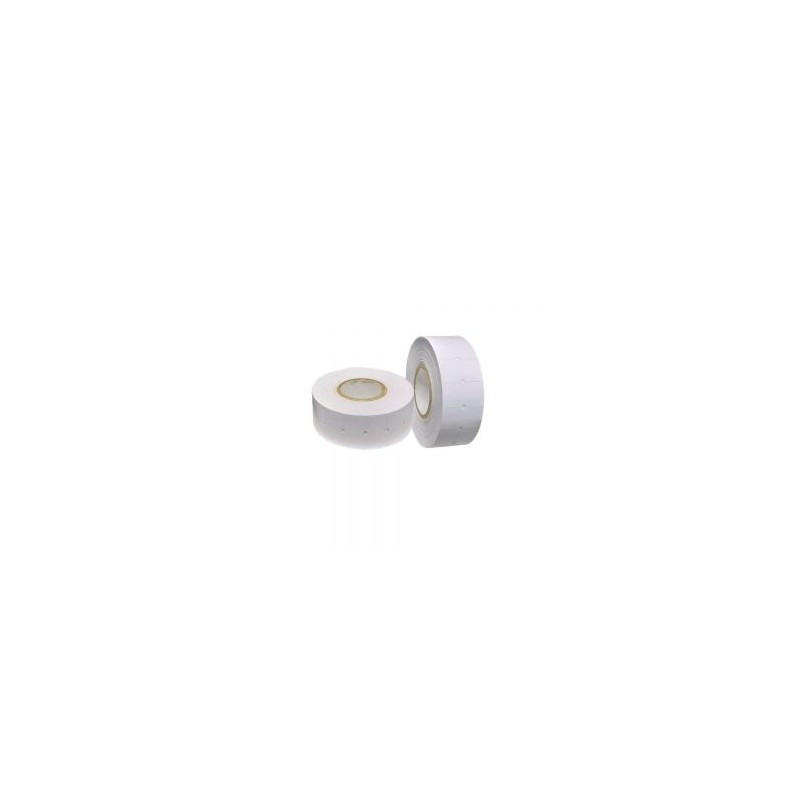 Rollo de etiquetas blancas 12 x 21 mm mod. CODI